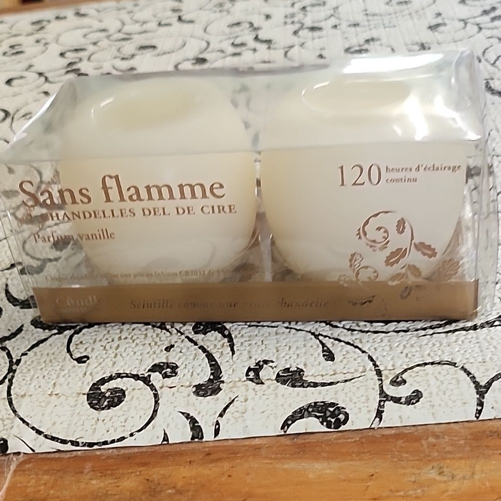 Sans Flamme Vanilla Scented Candles